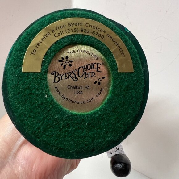 Byers Choice Colonial Country Spring Girl Butterfly Net Bonnet The Carolers - Picture 6 of 7